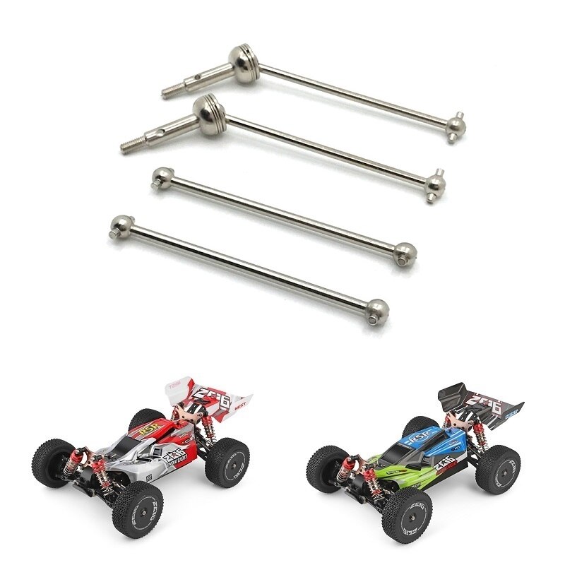 อุปกรณ์เสริมอะไหล่เพลา Cvd ด้านหน้าและกระดูกด้านหลังสําหรับ Wltoys 144001 1/14 Rc 4 ชิ้น