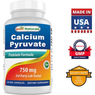 Best Naturals Calcium Pyruvate 750 mg 120 Capsules