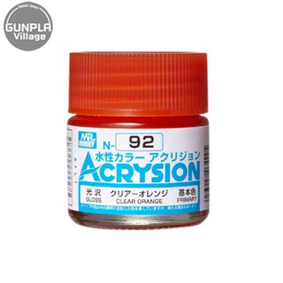 Mr.Hobby MR.ACRYSION COLOR N-92 CLEAR ORANGE 4973028034295 (สี)