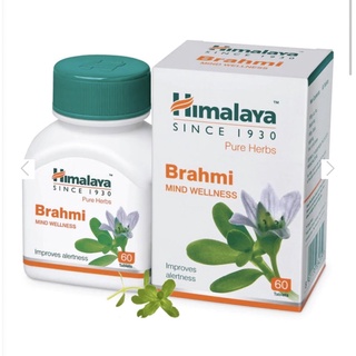 Himalaya Brahmi 60 เม็ด บำรุงสมอง เพิ่มความจำ