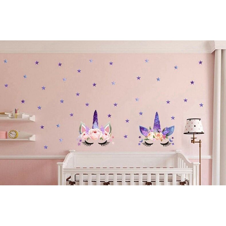 Disney Princess Wall Stickers Girls Art Bedroom Decorations