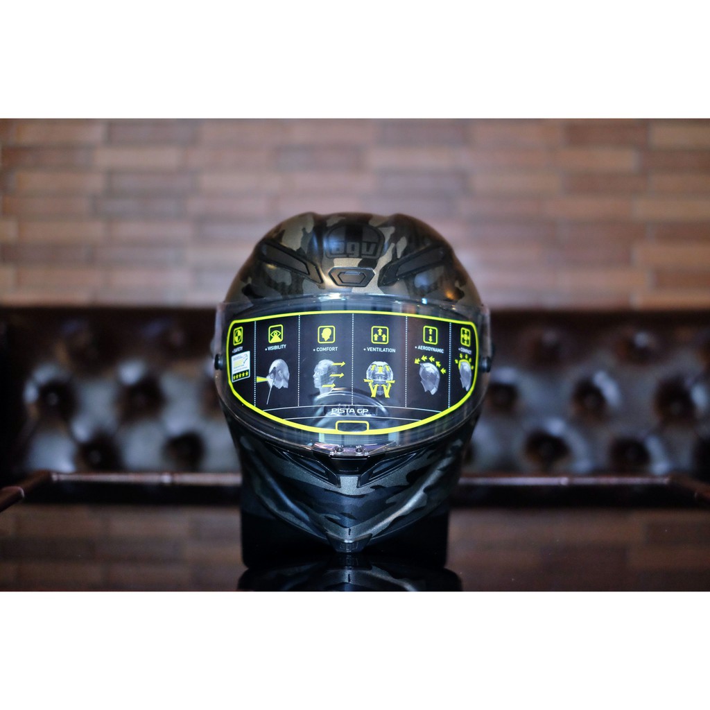 AGV Pista GP Mimetica Camo Size M (แถม spoiler GPRR Carbon)