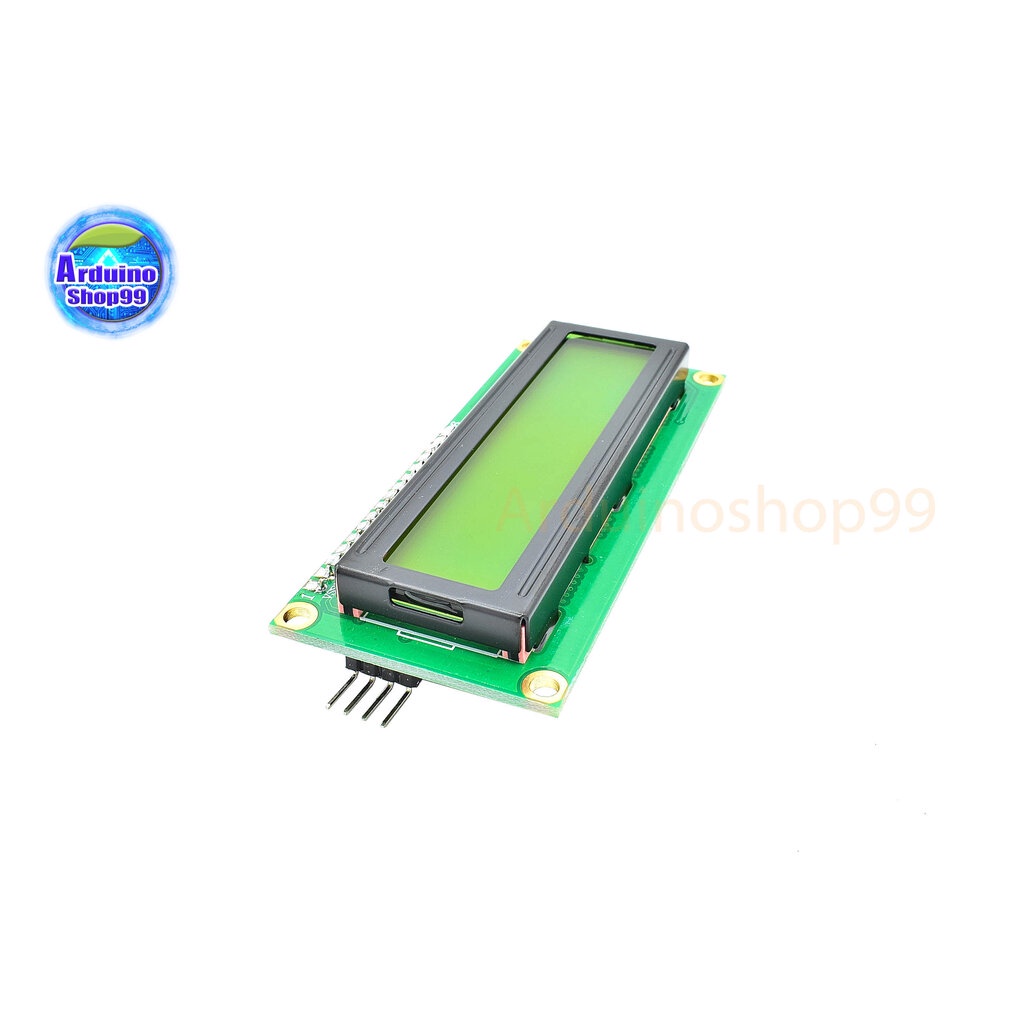 จอแสดงผล LCD1602(Yellow Screen)16*2 พร้อม I2C interface