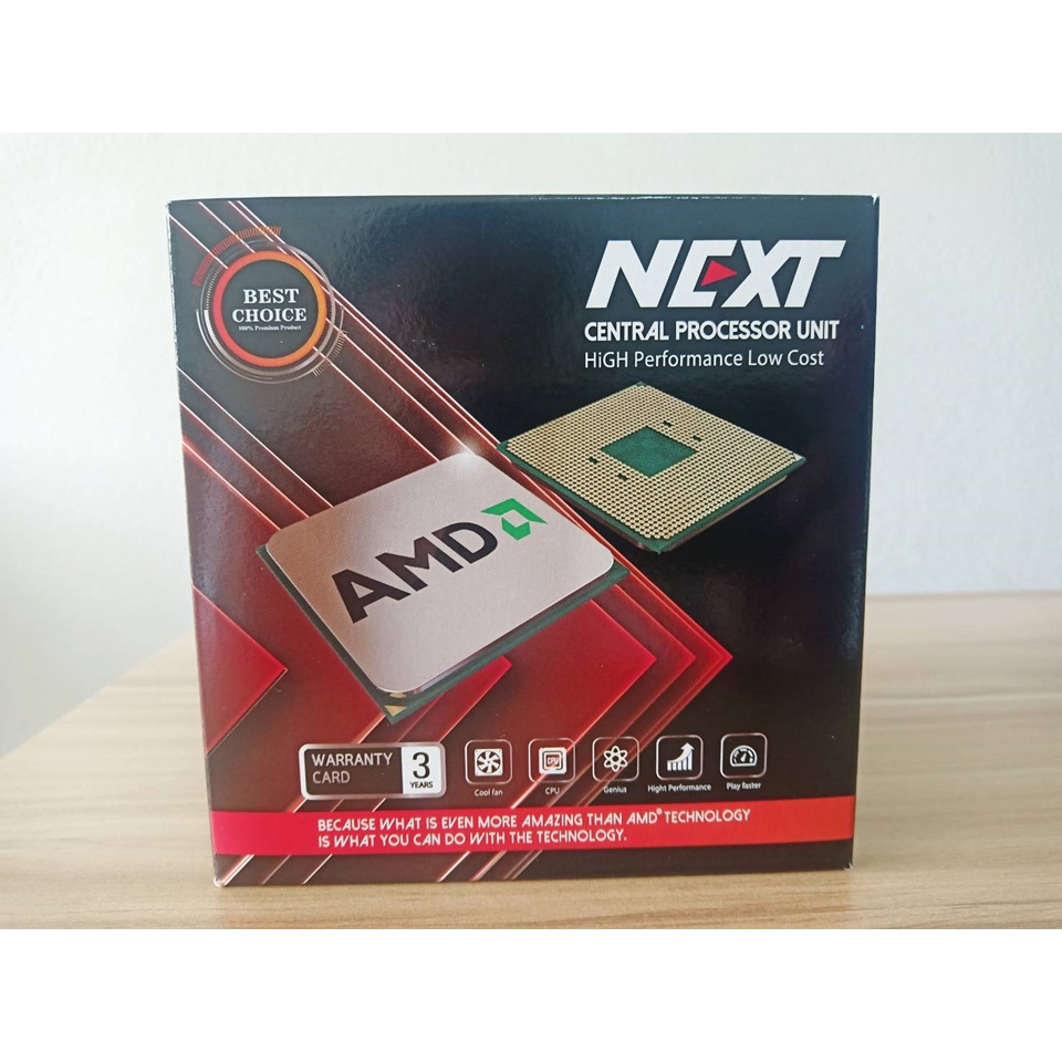 AMD Ryzen 7 2700 กล่อง Next มือสอง อุปกรณ์ครบกล่อง ใช้งานได้ปกติ ประกัน Advice ถึง 10  ตุลาคม  2566
