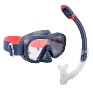 หน้ากากดำน้ำ ชุดหน้ากากดำน้ำและท่อหายใจสำหรับผู้ใหญ่ รุ่น SUBEA Adult’s Diving Snorkelling Mask And Snorkel Kit SNK 520