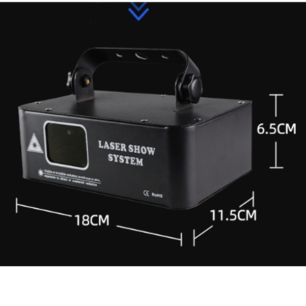 7 สี RGB เลเซอร์ไฟเวที 500mw RGB Laser Beam Line Scanner โปรเจคเตอร์ DJ Disco Stage Lighting Effects Ball ราคา ถูกที่สุด ดีลบีเคเค แกลเลอรีภาพที่ 9