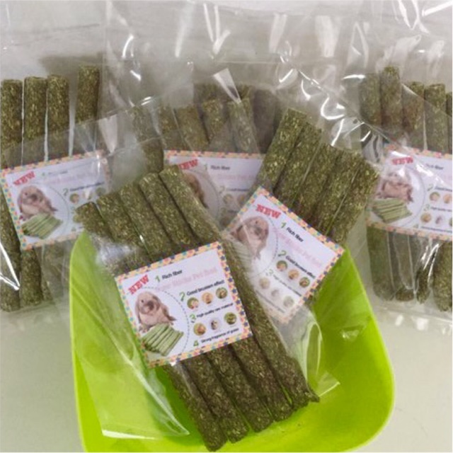 ใหม่: คุ๊กกี้หญ้าผสมผลไม้ สำหรับสัตว์ฟันแทะขนาดเล็ก / ถุง(5 แท่ง) 35.-/กล่อง(25แท่ง)125.- - รูปที่ 5