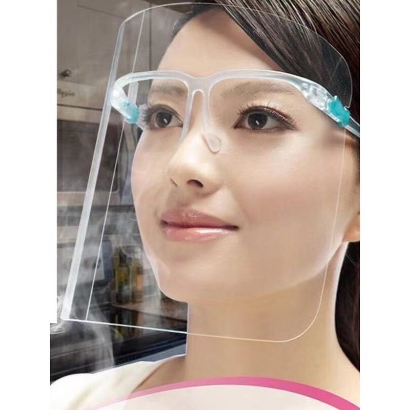 แว่นตาเฟสชิว เฟซชิลด์ face shield Face shield glasses แว่นเฟซชิลด์ เฟรสชิวแบบติดกับแว่น