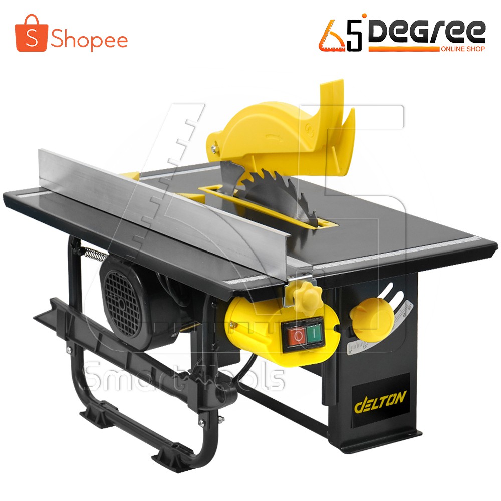 Delton โต๊ะเลื่อยวงเดือน TABLE SAW 8 นิ้ว 1,600W ปรับองศาได้ รุ่นพิเศษ DT-1600 *SUPREME EDITION* ฟรี! ใบเลื่อย 8 นิ้ว