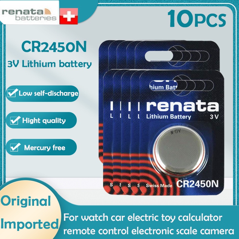 100% Original 3.3V CR2450 Button Batteries CR 2450 5029LC LM2450 DL2450  CR2450N BR2450 600mAh Lithium Cell Coin Watch Battery - AliExpress