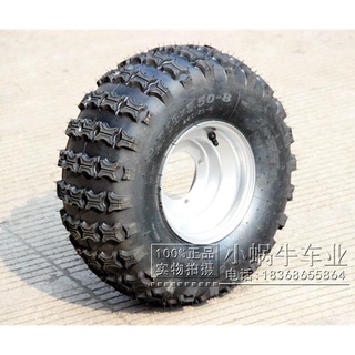 ☍✾18X9.50-8 นิ้ว quad bike ยาง go-kart bull ATV off-road ยาง 3/4 รูhub