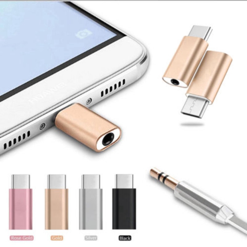อะแดปเตอร์แปลงเสียงหูฟัง Type-C เป็นแจ็ค AUX 3.5 มม. USB-C (เข้ากันไม่ได้กับ Samsung)