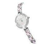 Kimio นาฬิกาข้อมือผู้หญิง สีชมพู/เงิน สาย Alloy รุ่น KW6000