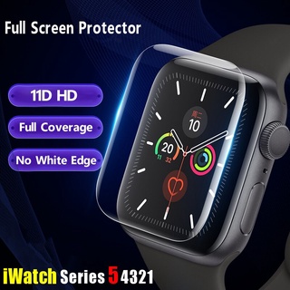 ฟิล์มกันรอยหน้าจอ แบบนิ่ม แบบใส สําหรับ iwatch 45 มม. 41 มม. 40 44 มม. iwatch 7 6 se 5 4 3 38 42 มม.