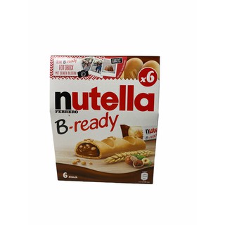 NUTELLA B-ready Ferrero 16x132g 1กล่อง/จำนวน 6 ชิ้น ราคาพิเศษ สินค้าพร้อมส่ง