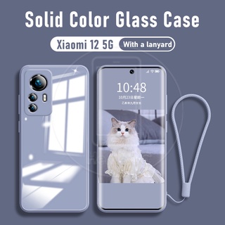 เคสโทรศัพท์มือถือกระจกนิรภัย แบบแข็ง สําหรับ Xiaomi Mi 12 12s Pro Xiaomi12s Mi12s