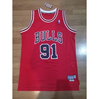 Dennis Rodman "The Worm" NBA Chicago Bulls Adidas Hardwood Classic Jersey ( มือ 1 ป้ายห้อย )