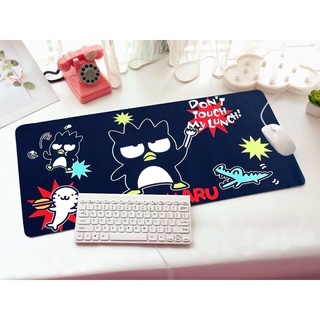 BAD BADTZ แผ่นรอง คีย์บอร์ด รองคีย์บอร์ด keyboard ลาย BAD BADTZ LUNCH  แบด งานสวยดี ขนาด 30 x70 cm แผ่นหนานุ่ม PMYL SHOP