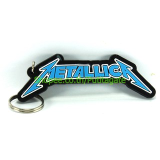 METALLICA เมทัลลิกา พวงกุญแจ  ปั๊มนูน วงร็อค kc37 พร้อมส่ง