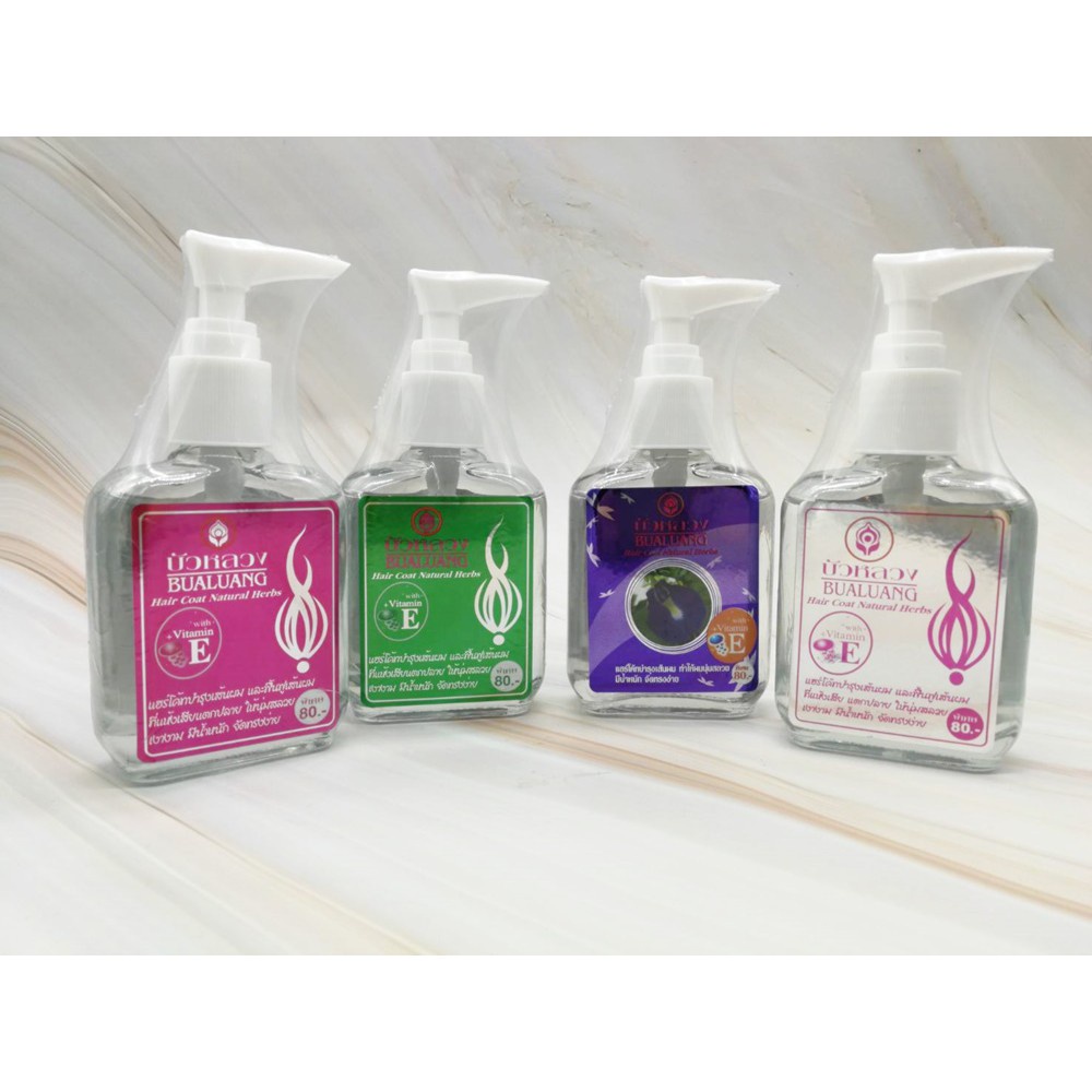 Bualuang บัวหลวงแฮร์โค้ท ผสมวิตามินอี 85ml (1ชิ้น)