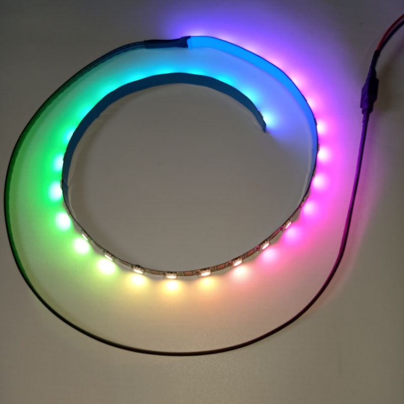 Argb LED Strip 50 ซม. 3 ขา 5V SMD50 60LED/m ASUS AURA Sync MSI Mystic Light Gigabyte RGB FUSION