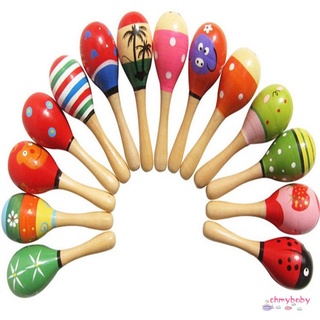 ของเล่นเด็ก ไม้สั่นน่ารักมินิค้อนทราย Maracas เครื่องดนตรีของเล่น [8/22]