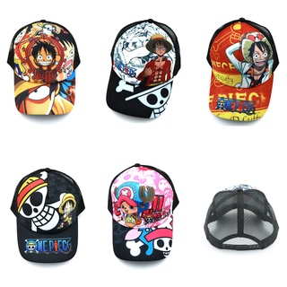 หมวกเบสบอล ลาย One Piece Monkey D Luffy Skull Tony Tony Chopper Trucker