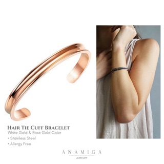 กำไล Cuff ใส่ยางรัดผมได้