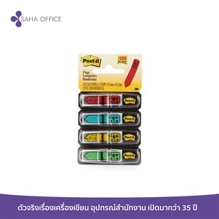 กระดาษโน๊ตกาวในตัว Post-it Flags 684-SH 0.47 นิ้ว x 1.7 นิ้ว คละสี Sign Here