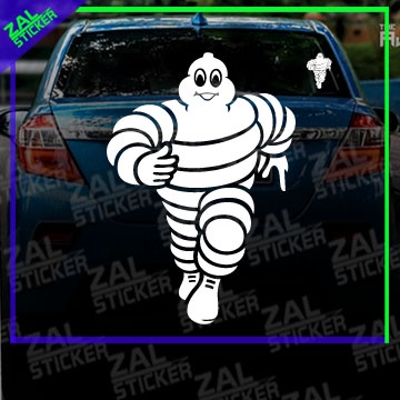 *<ZAL STICKER> สติ๊กเกอร์ KERETA MICHELIN MAN JDM MYVI AXIA ALZA BEZZA EXORA PERSONA VIOS ALTIS CITY