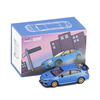 Jkm โมเดลรถยนต์ SUBARU SUBARU WRX STI 1/64 โลหะ ดูดซับแรงกระแทก สองประตู ของขวัญ สําหรับผู้ใหญ่ ตกแต่งบ้าน เก็บสะสม