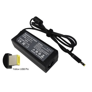 Adapter LENOVO หัวเหลี่ยม USB 20V 3.25A SQUARE USB อะแดปเตอร์ สายชาร์จ โน้ตบุ๊ค หัวสี่เหลี่ยม no.45