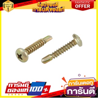 สกรูปลายสว่าน TP 10X1 นิ้ว FITT 10 ตัว สกรู, น๊อตและแหวน SELF-DRILLING SCREW BY TORA TP 10X1” 10EA