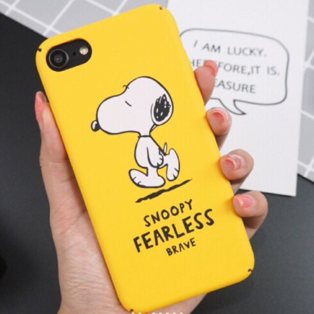 เคสไอโฟน สนูปปี้เดิน / Case I phone Snoopy walk สีเหลือง for I phone 5,5s,5se /6,6s / 6 plus,6s plus