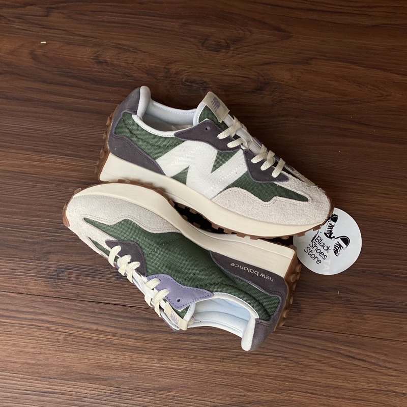 327 Oak Leaf Green New Balance 327 Kaki Purple New Balance 327