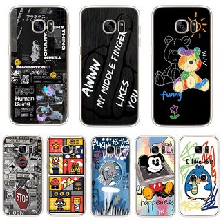 เคส Samsung galaxy s5 s7 s7 edge s8 s8 plus ซิลิโคนใส เคสนิ่ม