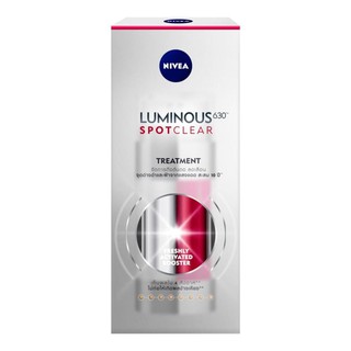 Nivea Luminous 630 Spotclear Treatment นีเวีย ลูมินัส 630 สปอตเคลียร์ ทรีทเม้นท์ เซรั่ม 30ml.