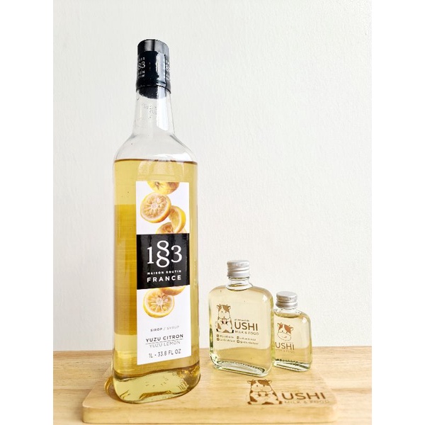 ไซรัปกลิ่นยูสุเลม่อน Yuzu Lemon [> แบ่งขาย <] แบรนด์ 1883 Syrups made in France 🇨🇵