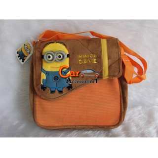 ลิขสิทธิ์แท้ 100% พร้อมส่ง! กระเป๋าสะพายมินเนี่ยน Minion Dave