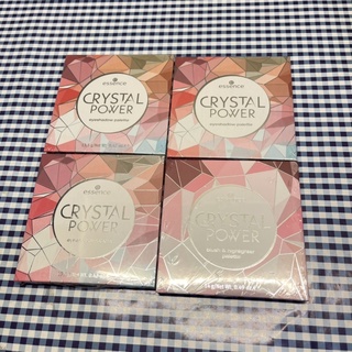 essence crystal power eyeshadow palette  essence crystal powerblush &amp; highlighter palette