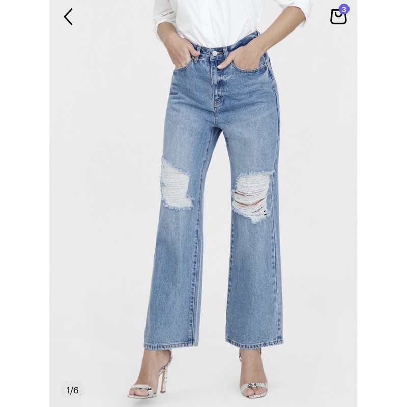 กางเกงยีนส์จาก Pomelo