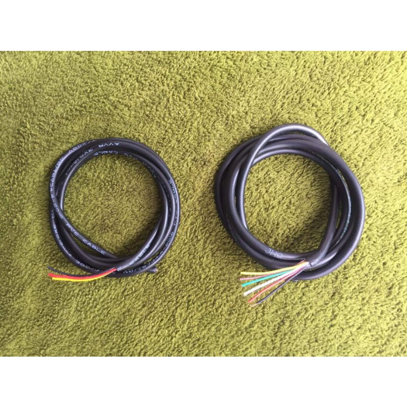 สายไฟ 3คอร์ 4คอร์ 6คอร์ 8คอร์ 10คอร์ สายไฟต่อเพิ่มความยาวรถไฟฟ้า (ราคาต่อเมตร)