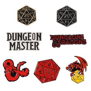 เข็มกลัด รูปการ์ตูนอนิเมะ Dungeon Master Dungeon และ Dragon Pins แบบสร้างสรรค์ สําหรับเพื่อน