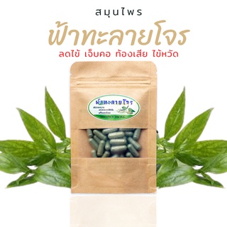 พร้อมส่ง ฟ้าาาทะลายโจร สมุนไพรพื้นบ้าน 100 %