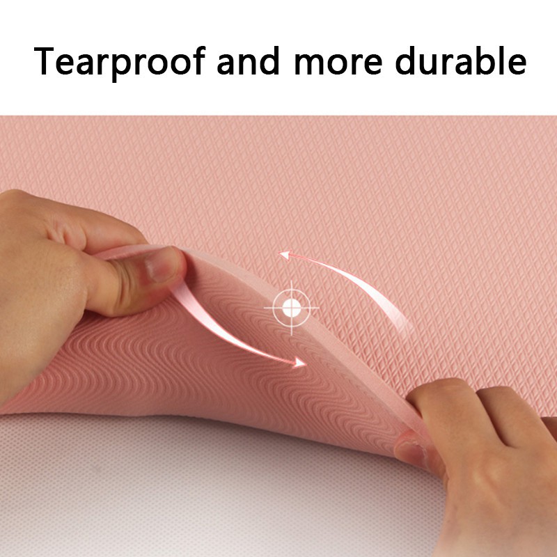 Factory price TPE 185801 cm Widen Exercise Mat Good Quality Double