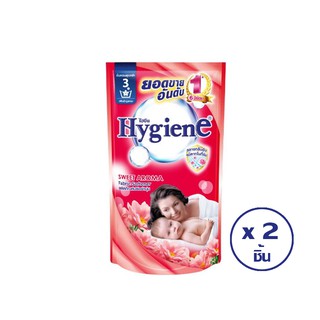 HYGIENE  ไฮยีน-ผ้านุ่ม 580 แดง ซอง(ทั้งหมด 2 ชิ้น)