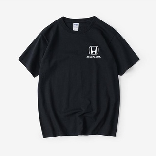 เสื้อยืดโอเวอร์ไซส์รถมาตรฐานฮอนด้า 4S ร้านเครื่องมือเสื้อผ้าทำงานเสื้อยืดแขนสั้นเสื้อผ้าอินเทรนด์สำหรับผู้ชายและผู้หญิงร