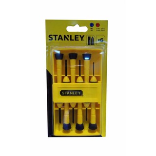 ไขควงซ่อมนาฬิกา ไขควงเล็ก Stanley 6 อัน x 1 ชุด