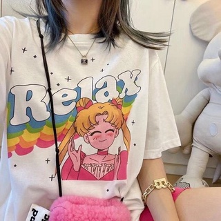 เสื้อยืด relax โอเวอไซส์ เซล่ามูน