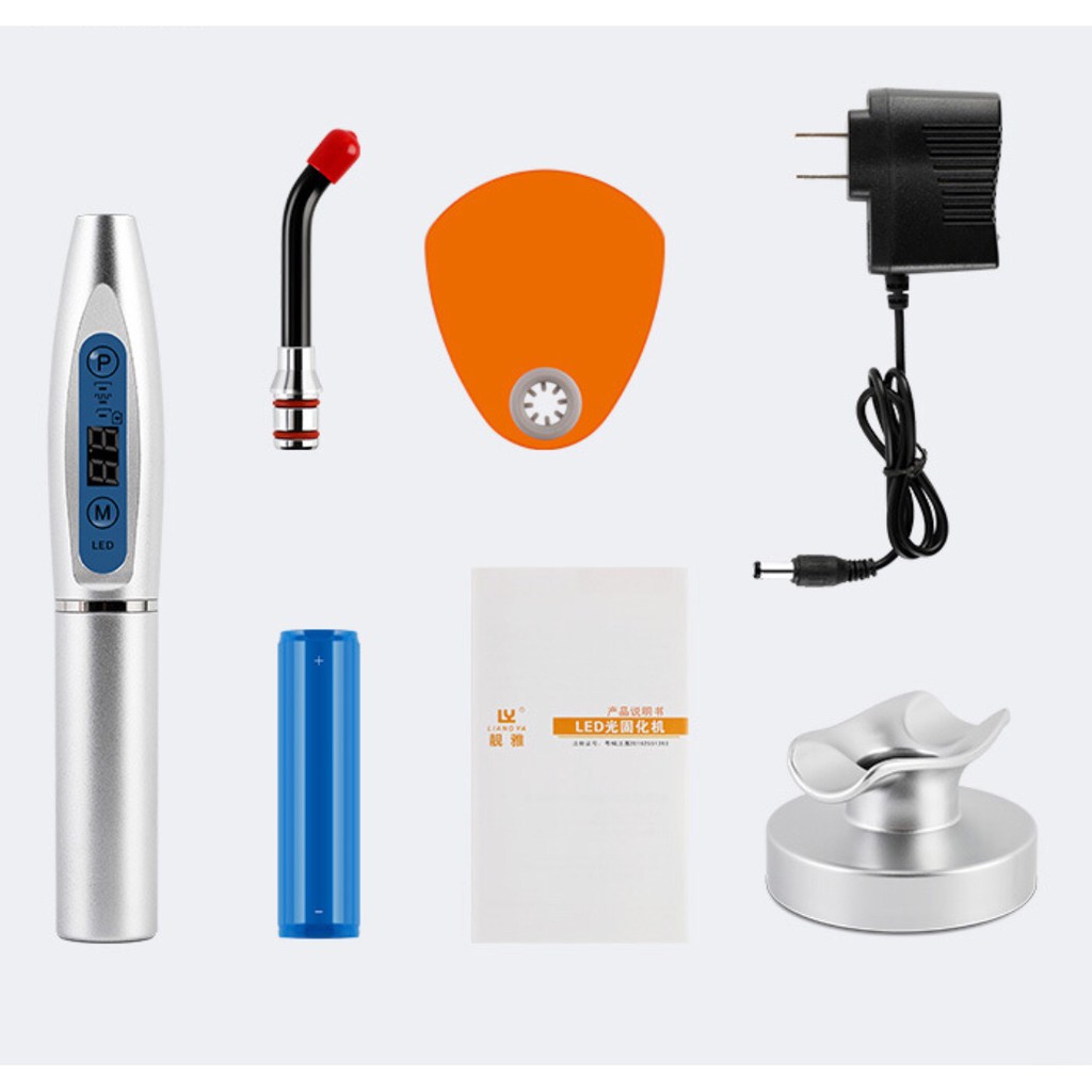 Dental Wireless Cordless LED Cure Curing Light Tool EU Plug Lamp